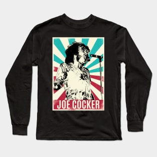 Vintage Retro Joe COCKER Long Sleeve T-Shirt